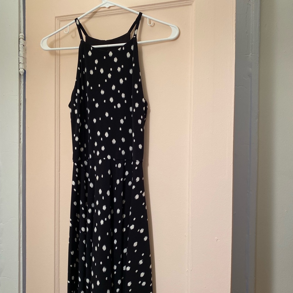 Bar III Black Polka Dot Dress
